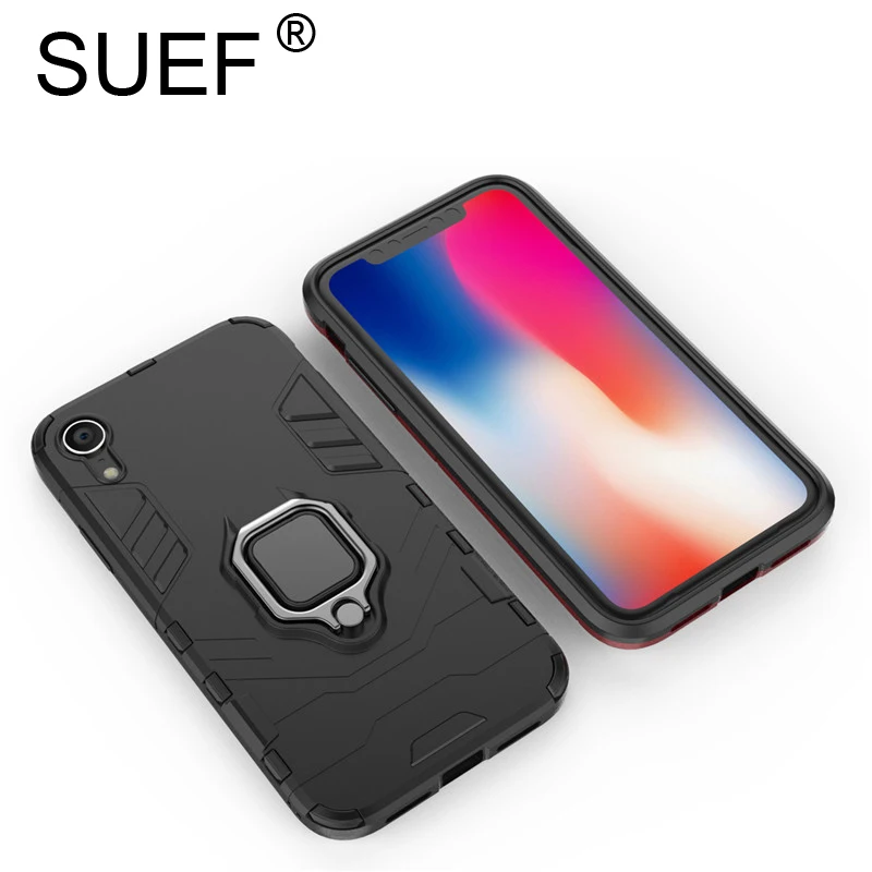 Супер бронированный дизайн Жесткий Чехол для iPhone XR XS MAX чехол телефона