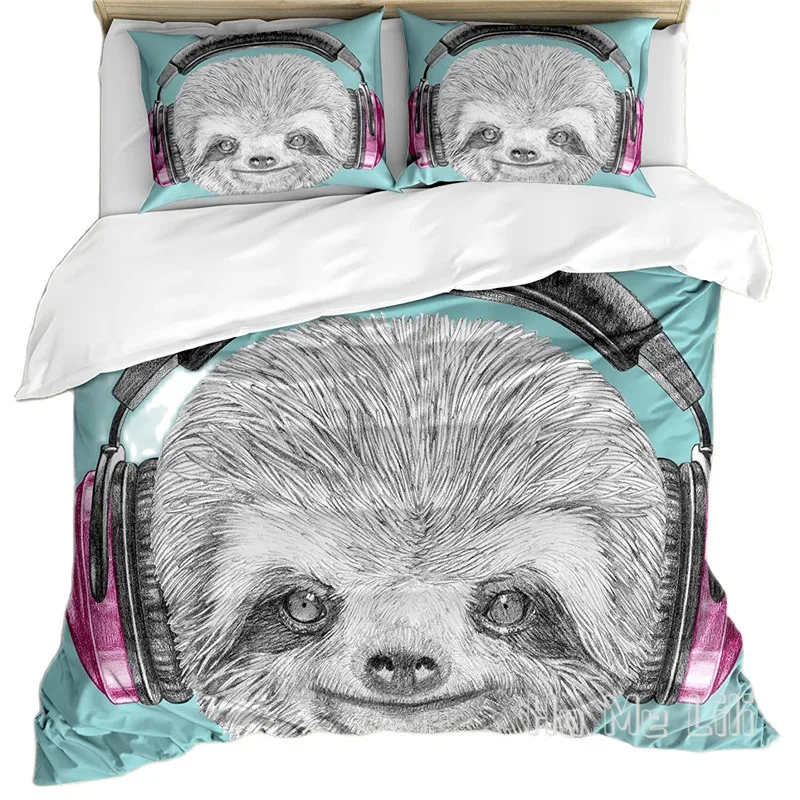 Комплект пододеяльников от Ho Me Lili диджейский портрет ленивого диджея с