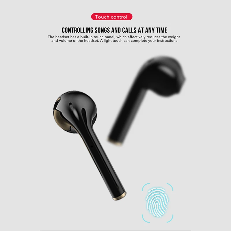 Tws беспроводные наушники bluetooth Спортивная гарнитура для iPhone huawei Xiaomi samsung