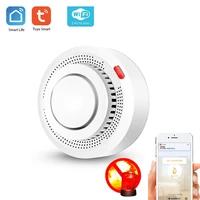 wifi smart smoke detector alarm fire protection smoke detector smokehouse combination fire alarm home security system