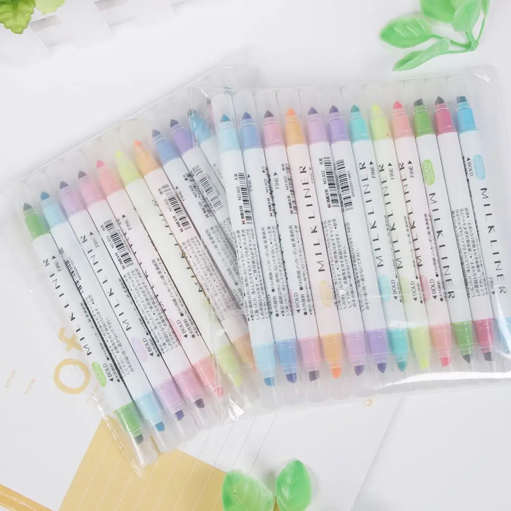 10 шт./компл. ручки с мягким вкладышем флуоресцентная ручка художественный маркер