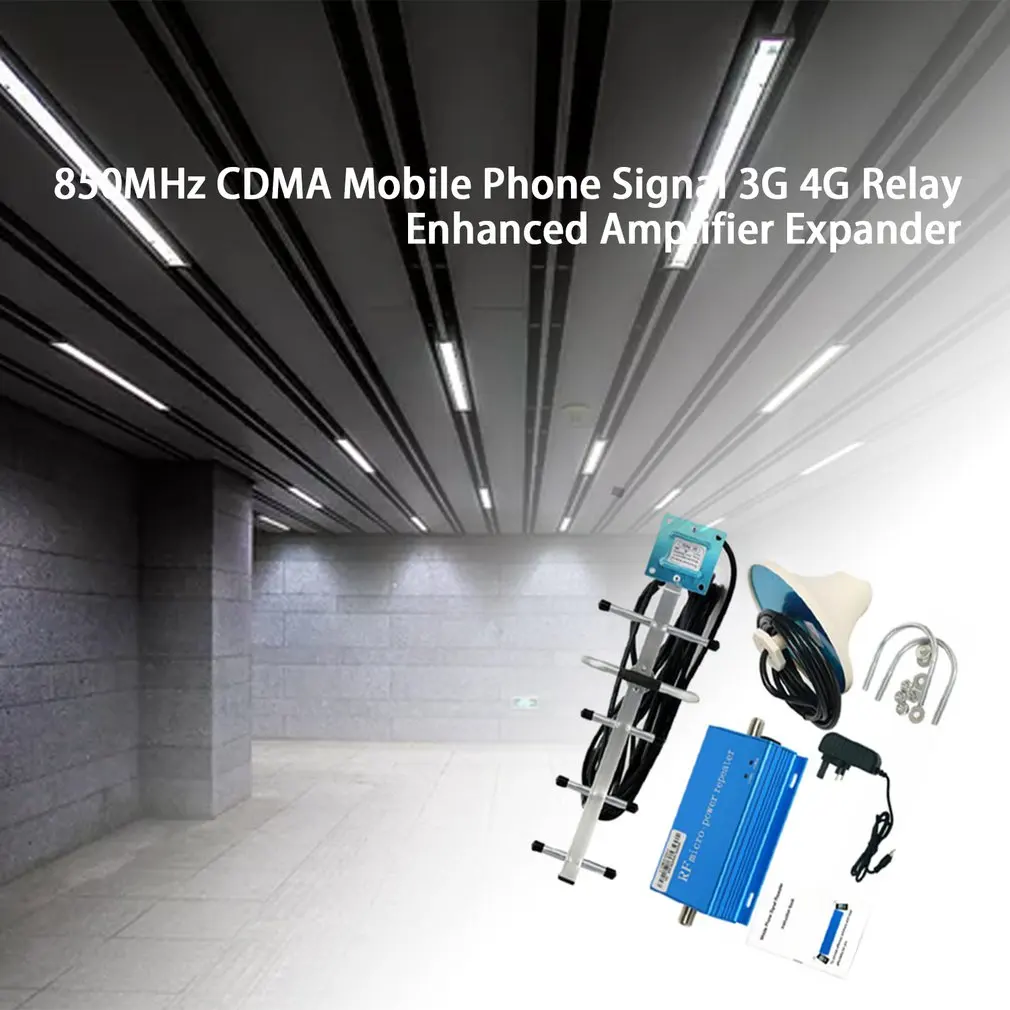 850MHz CDMA Cell Phone Signal 3G 4G Repeater Booster Amplifier Extender+Yagi UK US EU AU TYPE | Безопасность и защита