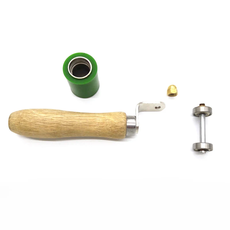

For High Temp Heating Weld 40MM Silicone Seam Hand Pressure Roller Accessory Silicone + Wood Silicone Seam Hand Pressure Roller