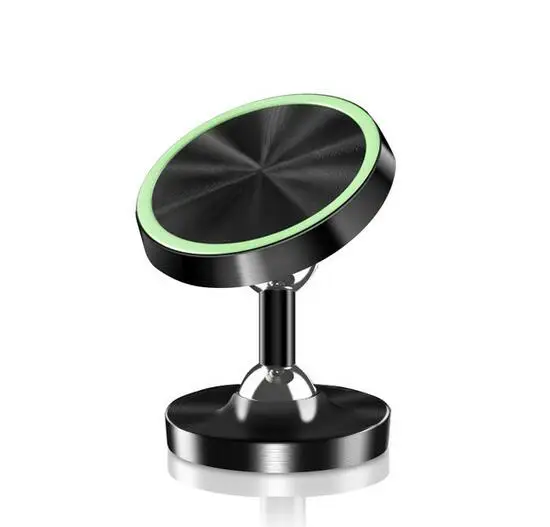 black and green Магнитный держатель для телефона telefon tutucu портативный стенд для автомобиля компактный Кронштейн подходит для всех мобильных телефонов iPhone samsung huawei - Color: black and green