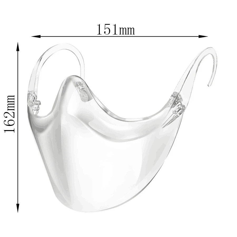 

Anti-pm2.5 Protective Face Mask Safety Goggles Transparent Mouth Cover Protection Glasses Durable Mask Face Shield Clear Visor