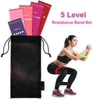 5pcs yoga resistance rubber bands fitness gum light to heavy pilates sport training workout elastic bands fitness gym equipment