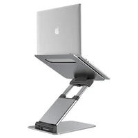 height adjsutable laptop stand aluminum stretchable heighten design notebook standing holder for macbook air pro 11 17 inch