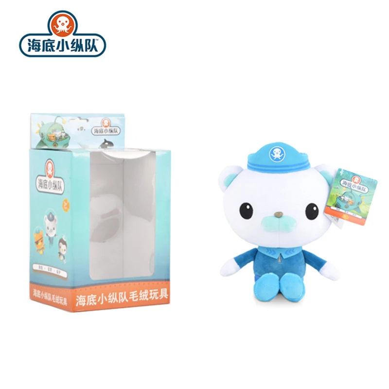 Оригинальные Octonauts 30 см Мультяшные плюшевые игрушки с коробкой Barnacles Kwazii песо