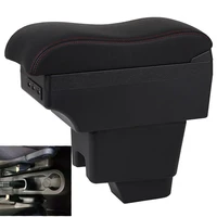 for renault kaptur armrest box center console central store content with cup holder usb interface