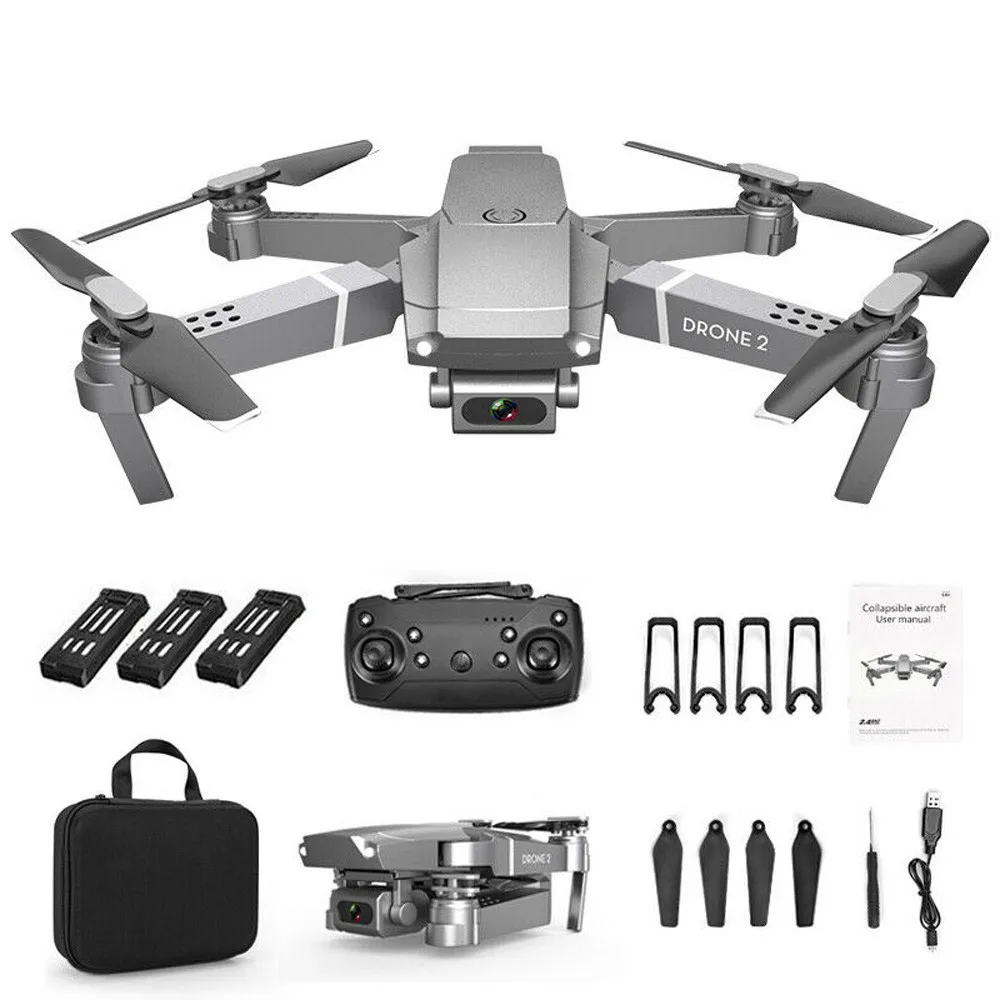 WiFi FPV RC Дрон 2 с воздушным давлением фиксированная высота складной 1080P HD камера
