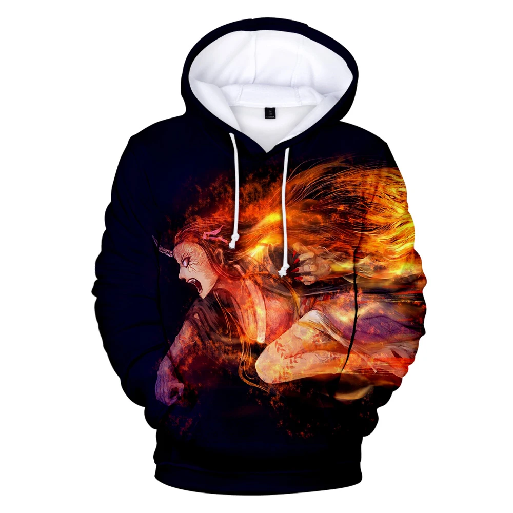 

Sweatshirt 3D Hoodie Demon Slayer Hoodies Harajuku Hoody Fashion Men Women Streetwear Anime Long Sleeve Tops Hip Hop Hooded Full