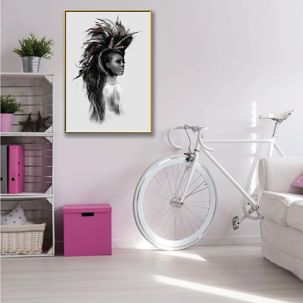 Модные парусиновые художественные принты и постеры для исконного народа