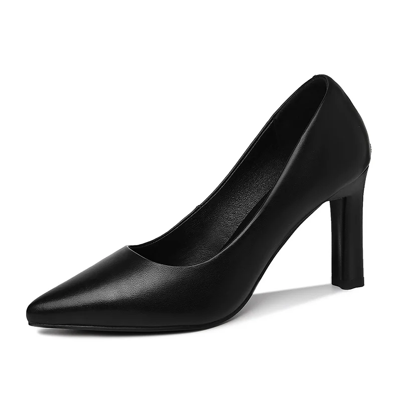 

Pointed Toe Stiletto Single Shoes, Set Foot Solid Color Women'S Shoes, Waterproof Platform Women'S Shoes