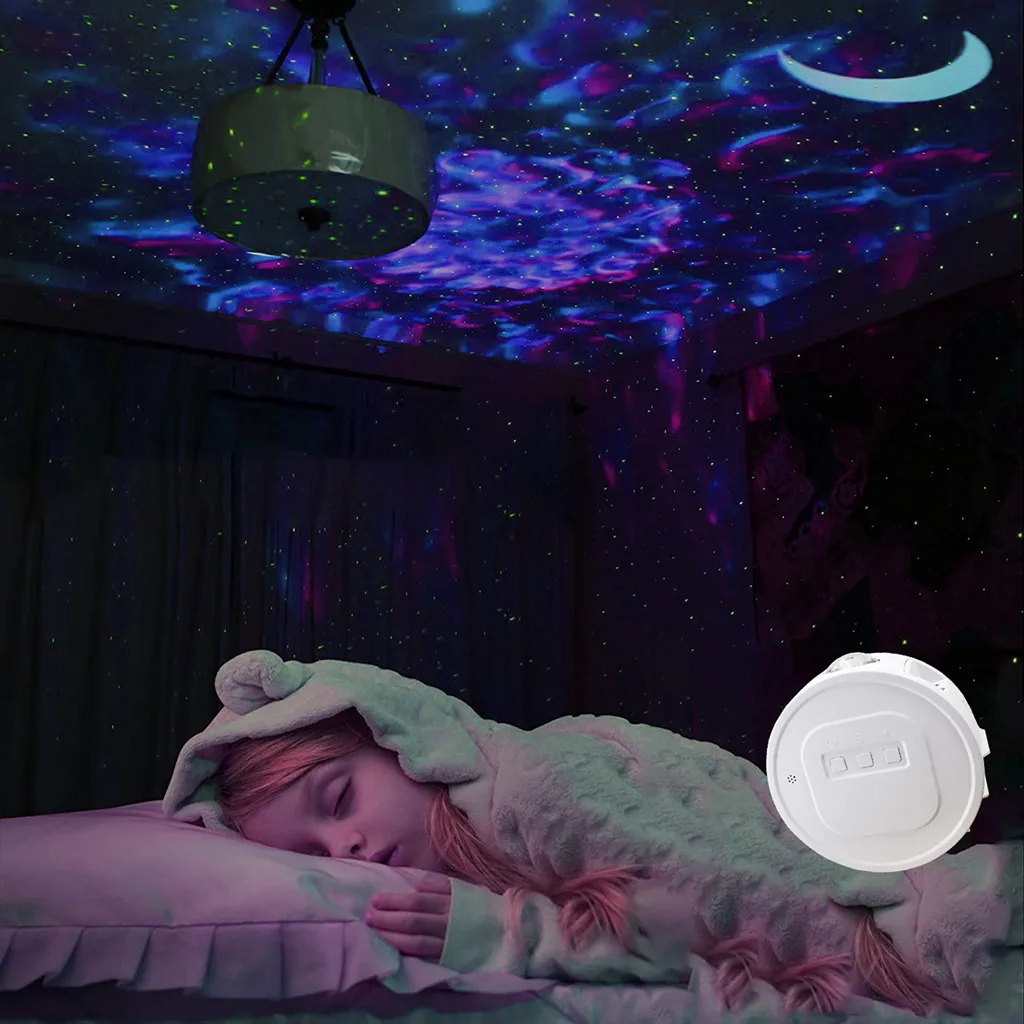 Звездное небо проэктор звездного неба ночной Светильник проекции 7 цветов океана