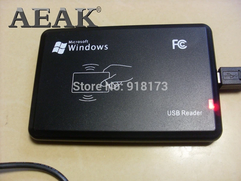 125 кГц черный USB датчик приближения Смарт rfid считыватель id карт EM4100, EM4200, EM4305, T5577or совместимые карты/метки не нужен драйвер
