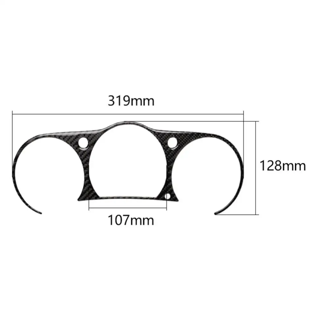 

Hot Sale 50% Carbon Fiber Car Speedometer Dashboard Sticker Interior Decor Fit for Nissan 350Z 2006-2009 Accessories