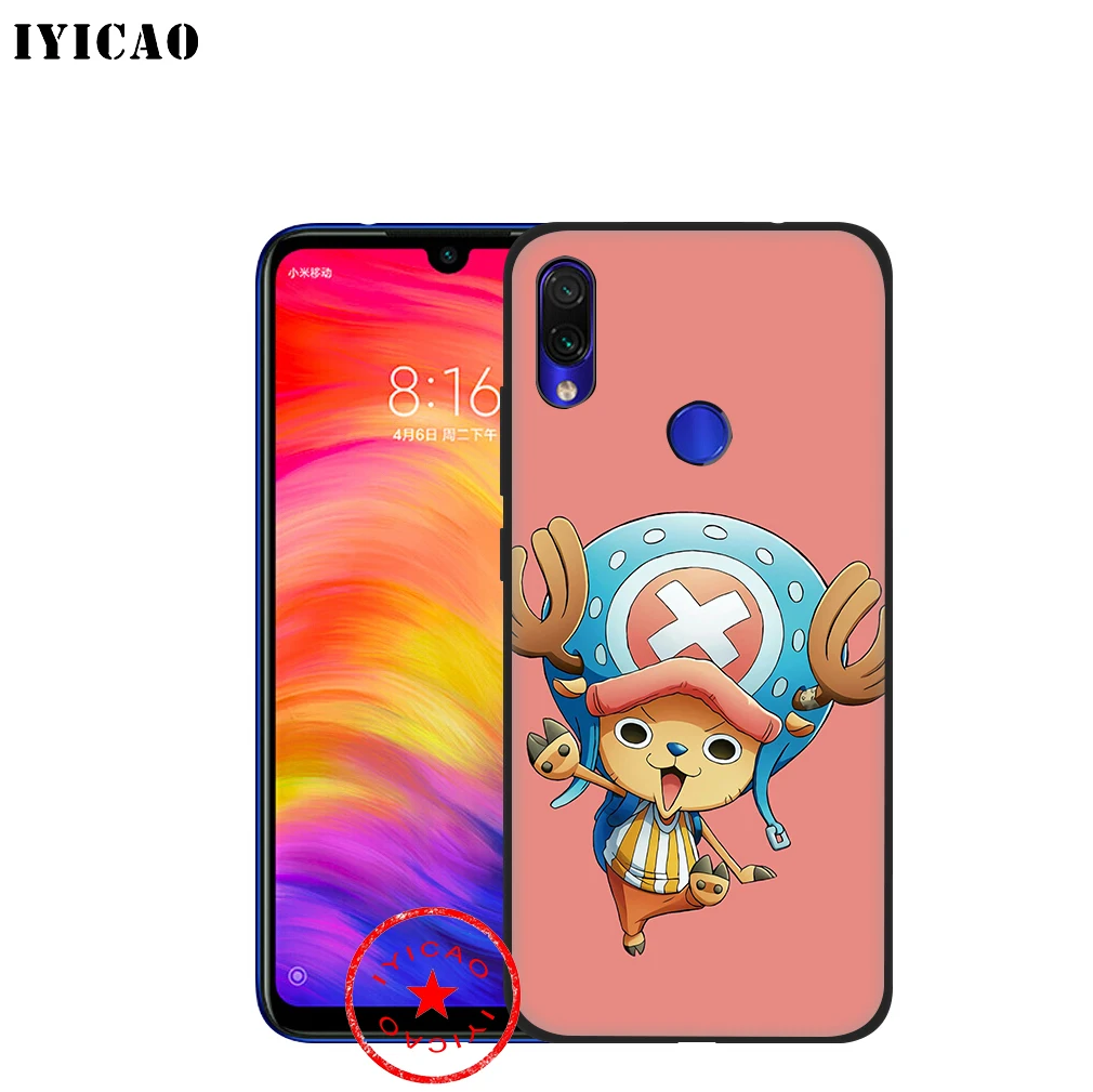 IYICAO Chopper One Piece Cartoon Soft Case for Xiaomi Redmi Note 8 7 6 5 Pro 5A 4X Back Silicone |