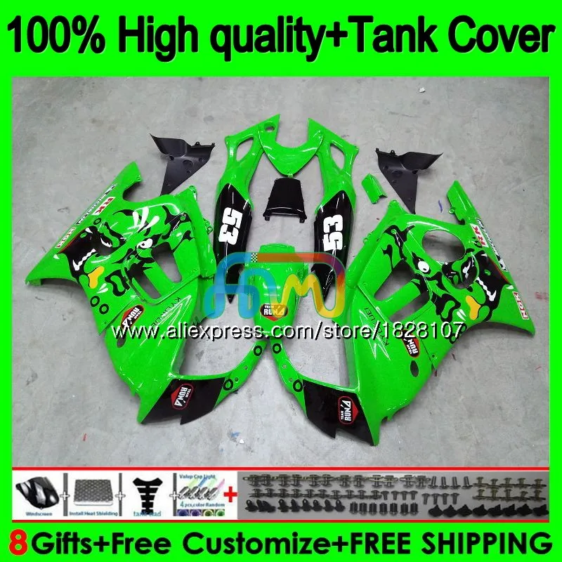 

Green black 600CC Fairing For HONDA CBR 600 FS 600F2 600FS 1BS.161 CBR600 F2 CBR600F2 1991 1992 1993 1994 91 92 93 94 Body+Tank