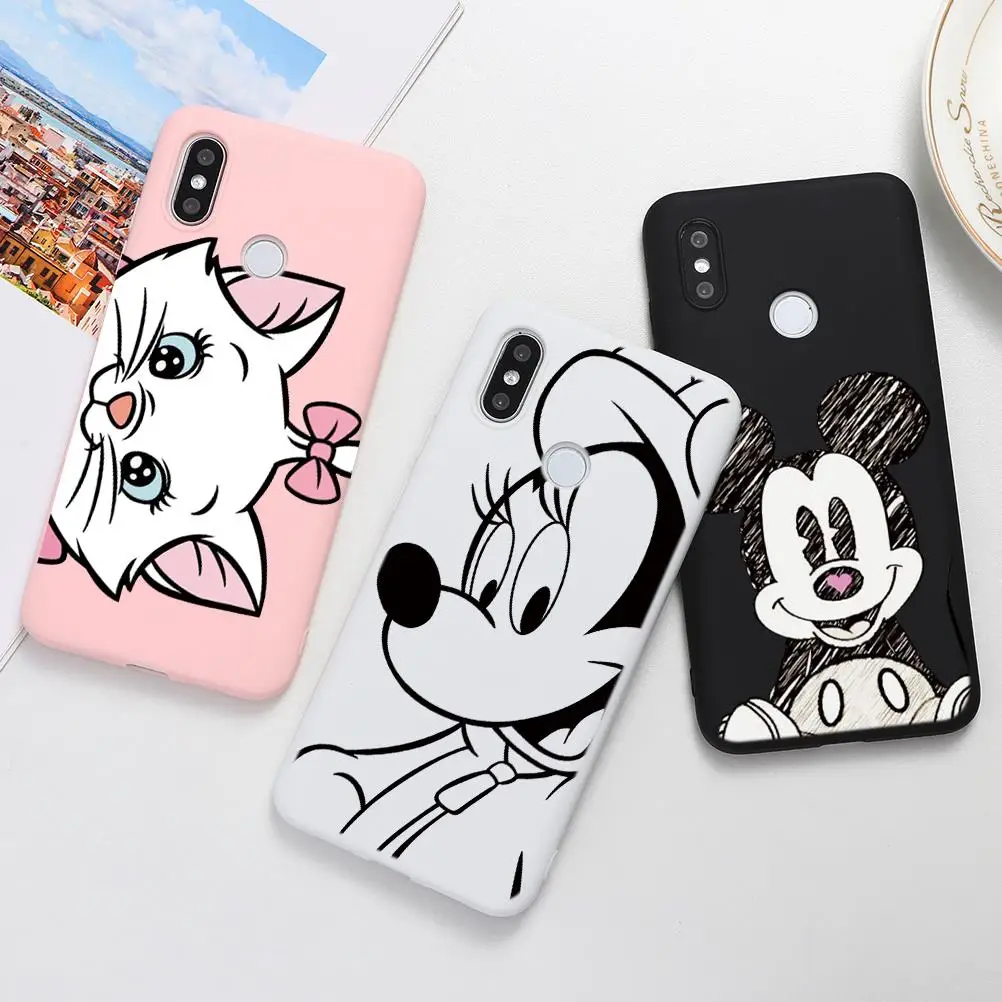Мультфильм Симпатичные, из мягкого ТПУ чехол s для Xiaomi Redmi Mi A3 Note 8 10 7, 6, 8, 9, K20 Pro CC9e CC9 F1 A1 A2 5X 6X S2 8A 6A 7A рlus Lite чехол