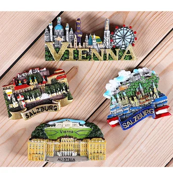 Souvenirs for Overseas Tourism Fridge Italy Switzerland Chile Austria Vienna foreign world tourism collection fridge magnet gift 1