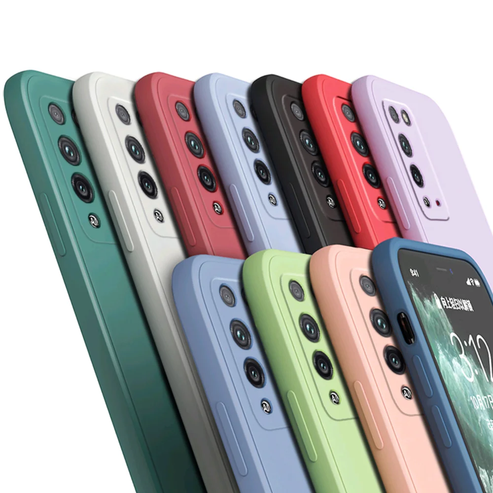 Новый квадратный силиконовый чехол для телефона Samsung M13 Galaxy galaxy m 13 оригинальный