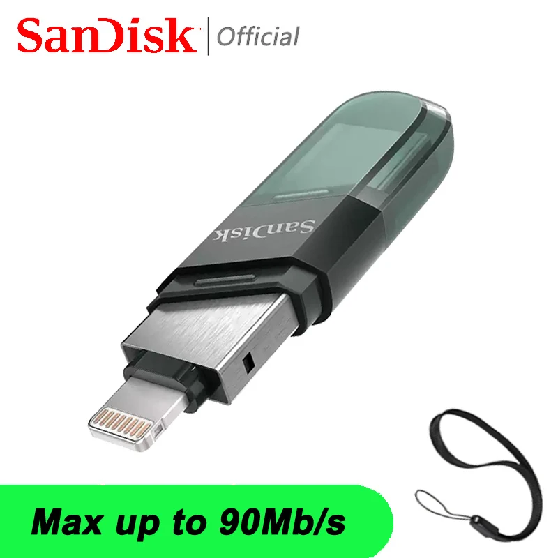 USB флеш накопитель SanDisk OTG для IPhone 64/128/256 ГБ|USB флэш-накопители| |