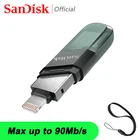 USB-флеш-накопитель SanDisk OTG для IPhone, 64128256 ГБ