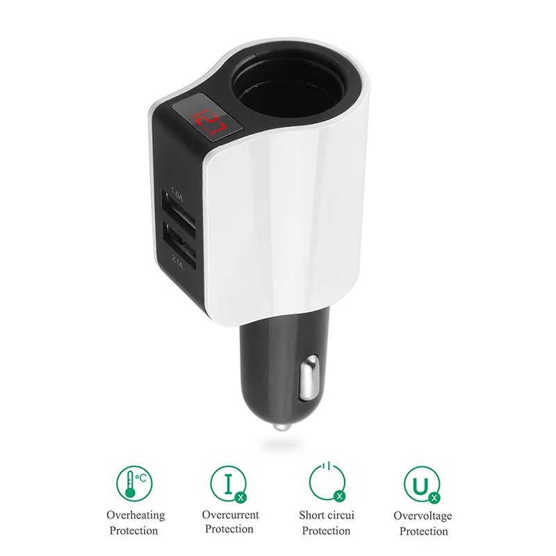 Автомобильное зарядное устройство с светодиодный usb портами|Адаптер питания| |
