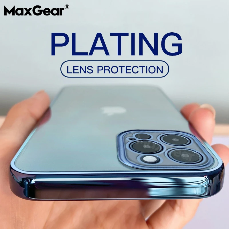 Оригинальный матовый чехол с рамкой для iPhone 12 Mini 11 Pro Xs Max мягкий ударопрочный из