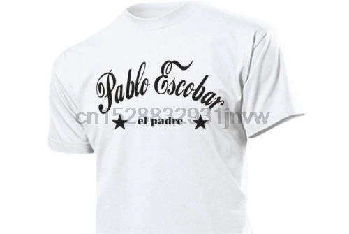 Футболка с принтом Пабло Эскобара веселая рубашка Размер 3-5xl крутая повседневная
