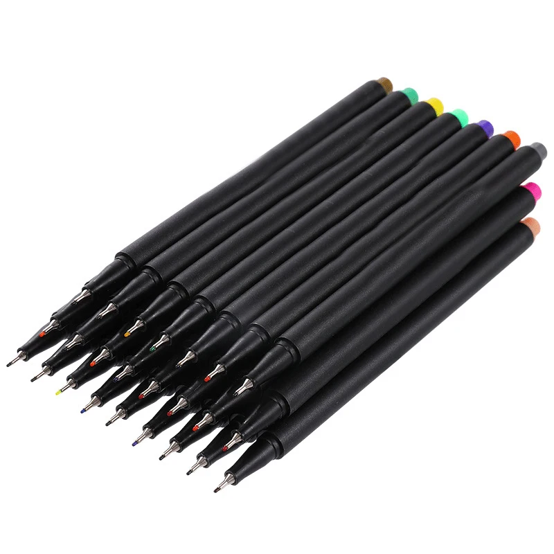 

Colored Pens Fine Point Markers Fine Tip Drawing Pens Porous Fineliner Pen for Office School EM88