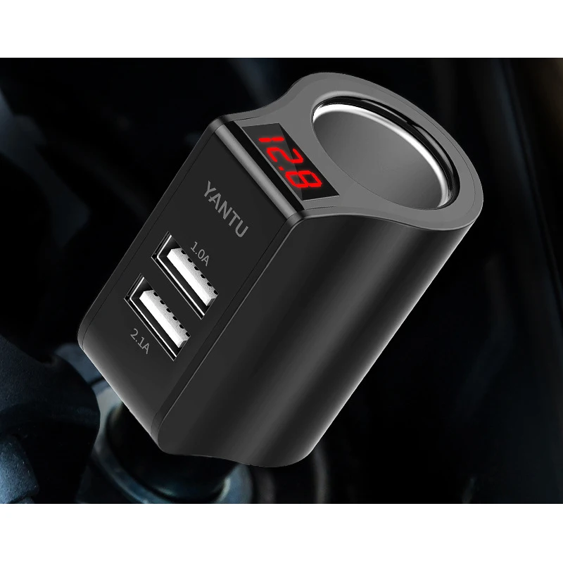 Розетка для автомобильного прикуривателя Splitter 12V-24V 3.1A Dual USB зарядное устройство