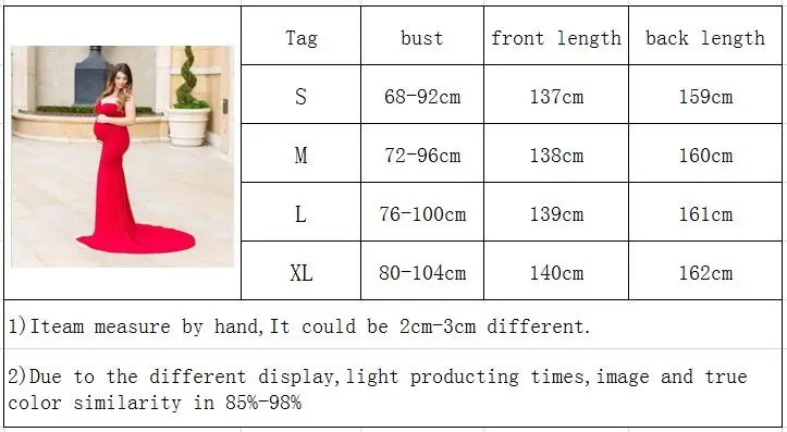 Красный Материнство Рождество фотография платье элегантный чистый цвет