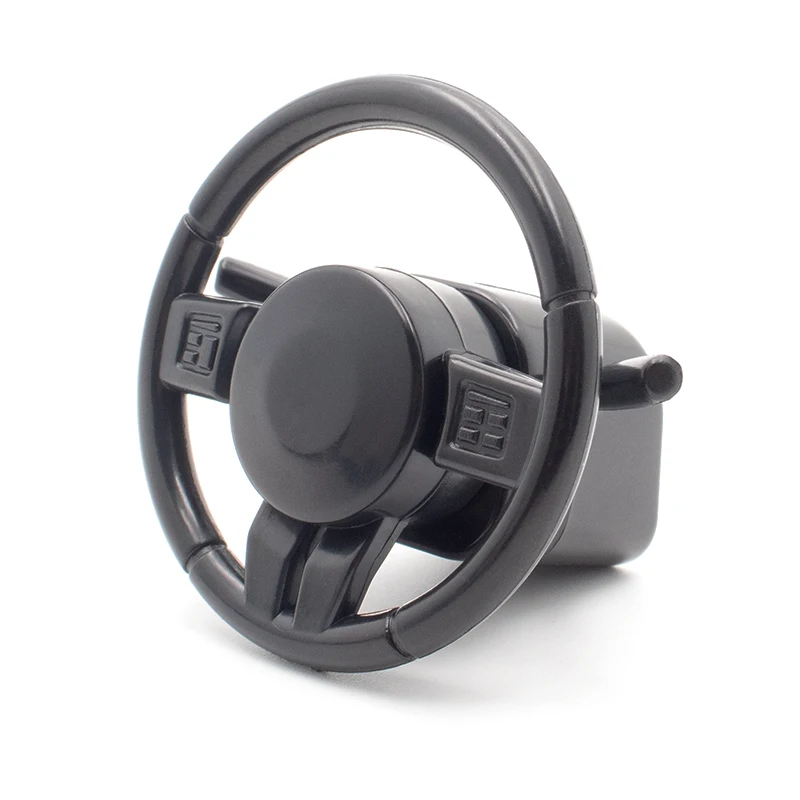 Volante de simulaci&oacute;n de ABS para coches teledirigidos, piezas interiores, modelo 1/10, 1 Juego-0