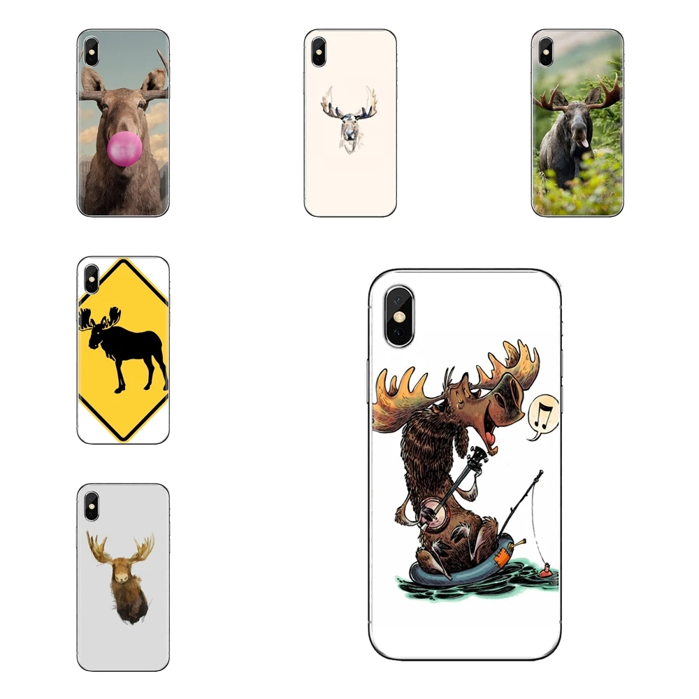 Мягкие прозрачные чехлы для huawei mate Honor 4C 5C 5X6X7 7A 7C 8 9 10 8C 8X20 Lite Pro Moose Funny |