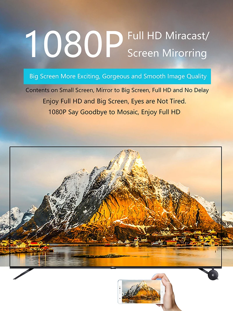 Wecast оригинальный HDMI WiFi беспроводной модем 1080P HD Miracast ТВ литой Дисплей зеркального