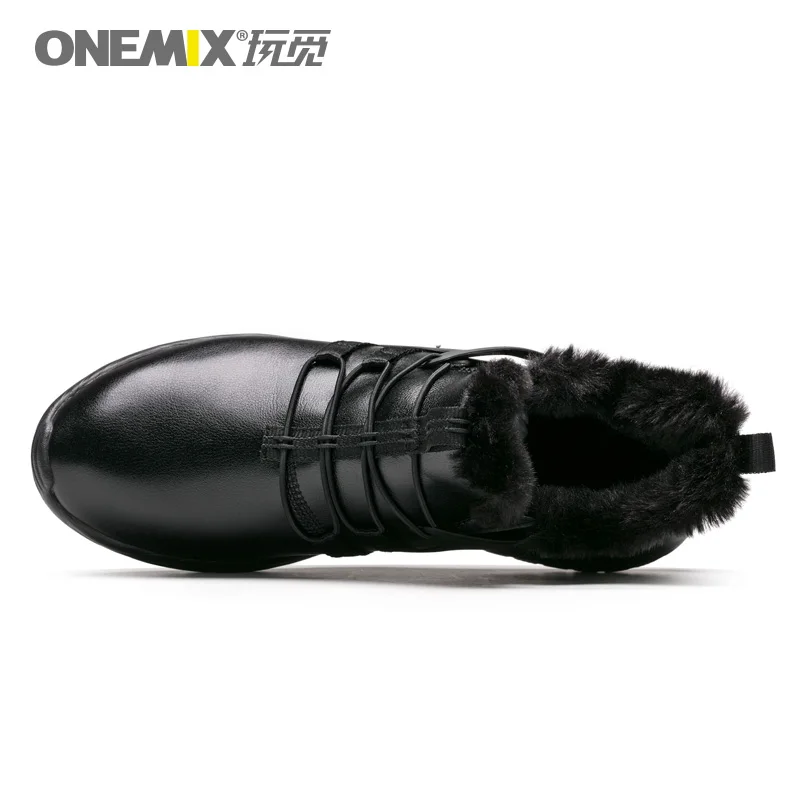 ONEMIX/зимние ботинки Модные ботильоны для пробежек Мягкие Водонепроницаемые