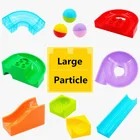 Крупные частицы строительный блок труба мяч на направляющей слайды оптом Запчасти Аксессуары совместимы с дублированные игрушки для детей подарок для детей