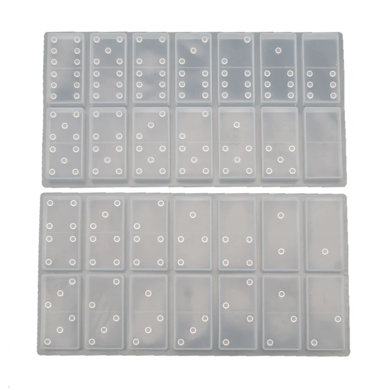 DIY силиконовые домино игры игральные формы для эпоксидной смолы набор игра