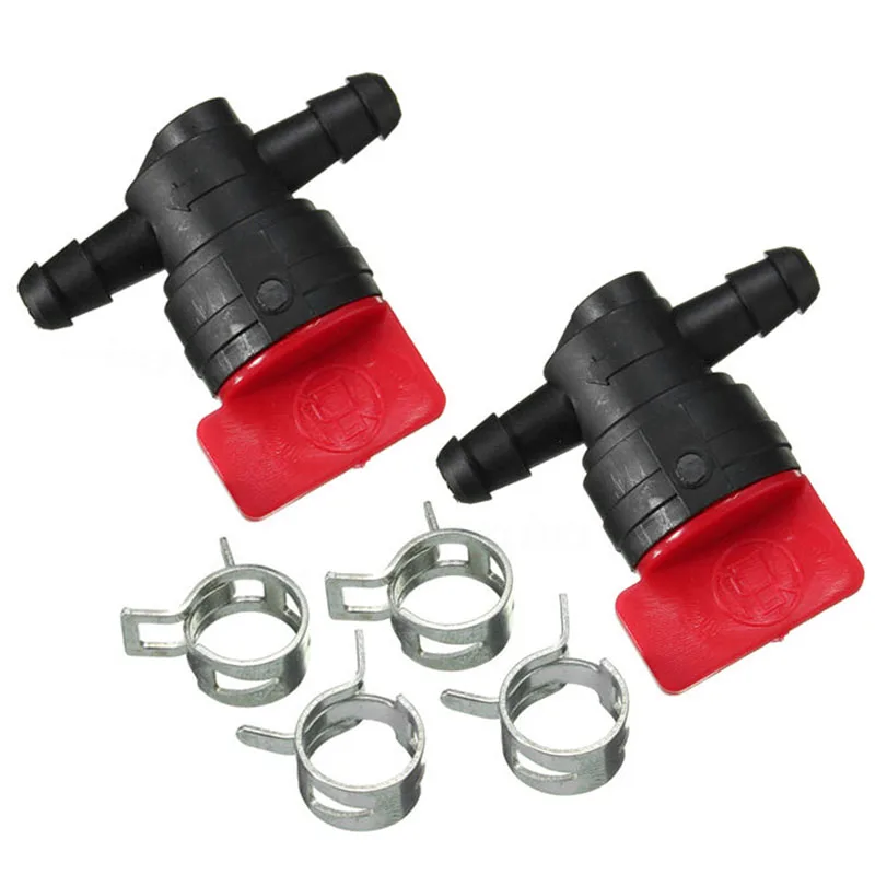 

2X 1/4 In-Line Straight Fuel Gas Cut-Off/Shut-Off Valves for Small Engines Kits