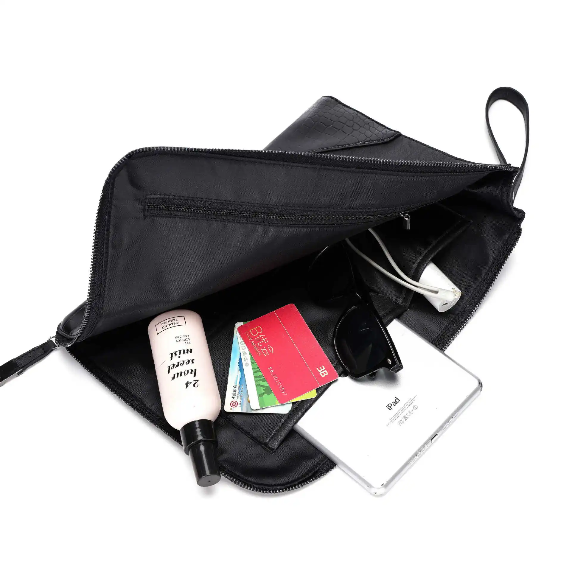 Новая мужская сумка из мягкой кожи бизнес-конверт мужской клатч кошелек высокого