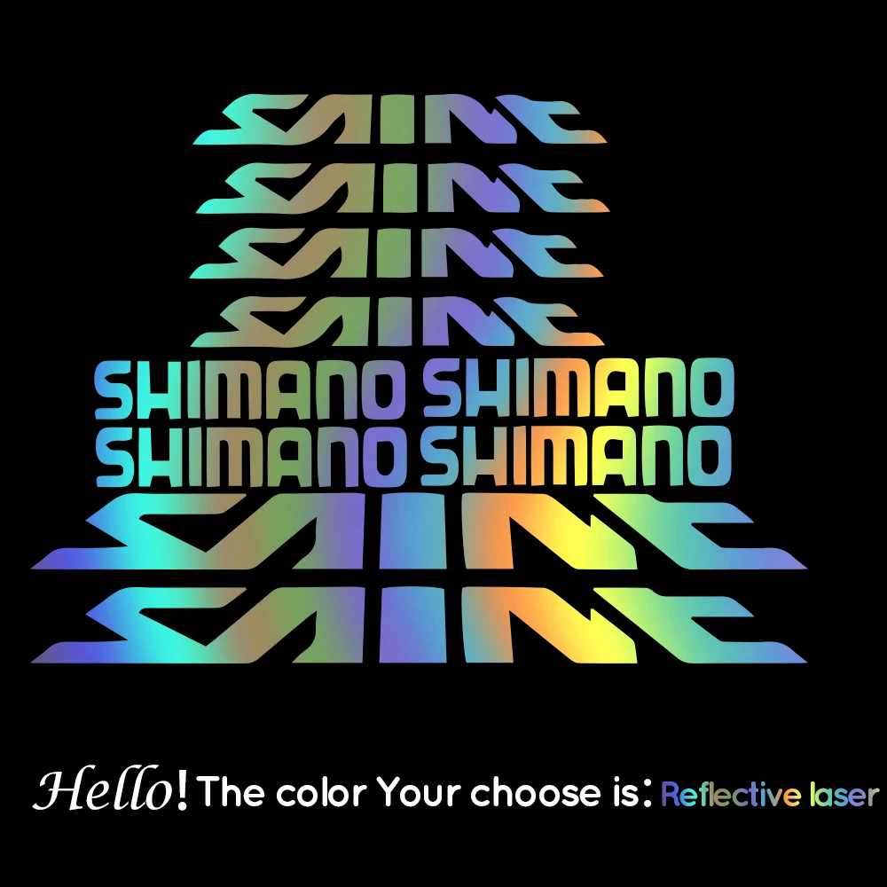 

Светоотражающая наклейка shimano-saint s Cinelli для шоссейного велосипеда, наклейка для горного велосипеда, наклейка, защитные детали