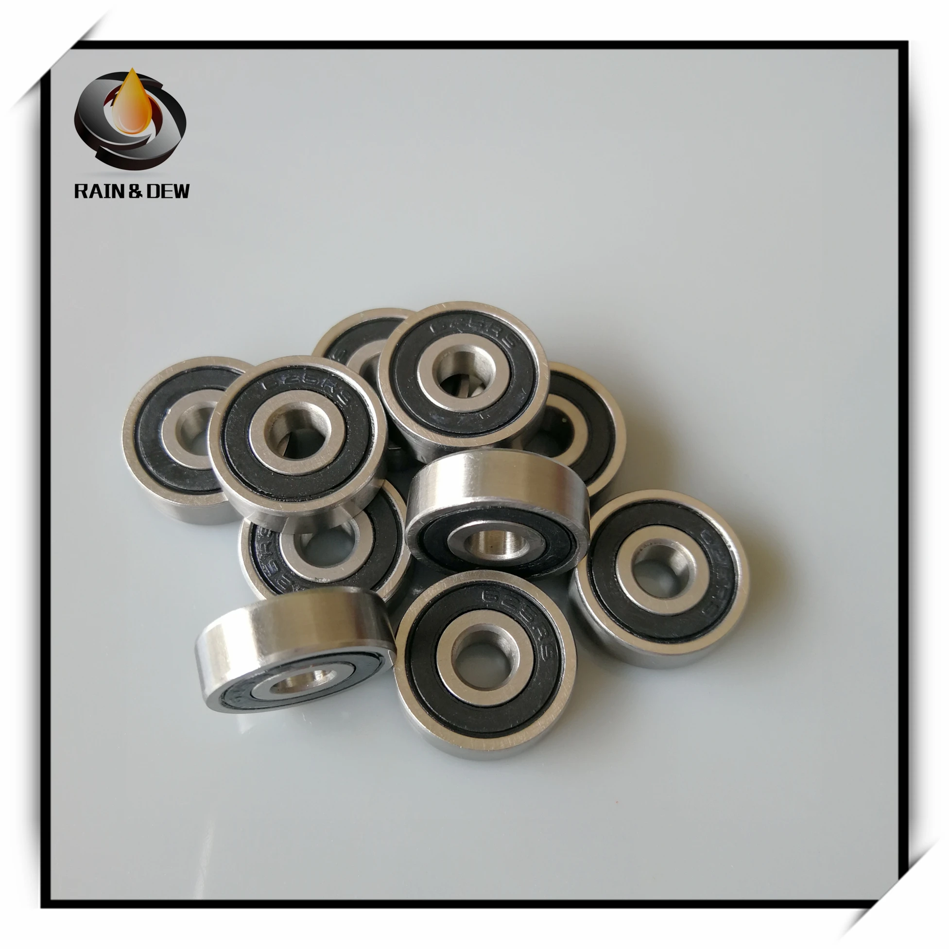 10 шт. 625RS подшипник ABEC-7 5*16*5 мм миниатюрный герметичный 625-2RS упорные шариковые подшипники 625 2RS для VORON Mobius 2/3 3D-принтеры