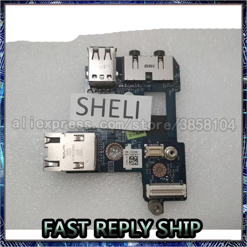 

SHELI For DELL E6410 USB AUDIO LAN BOARD LS-5472P N3R3T 0N3R3T CN-0N3R3T