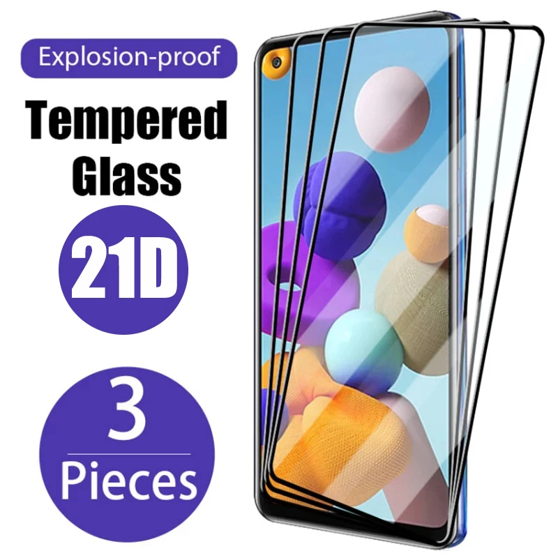 

Tempered Glass For Samsung Galaxy S21 Ultra S10 S20 Fe S10 A51 A52 A32 A72 Screen Protector For Note 10 Plus A50 A71 A70 M31 M51