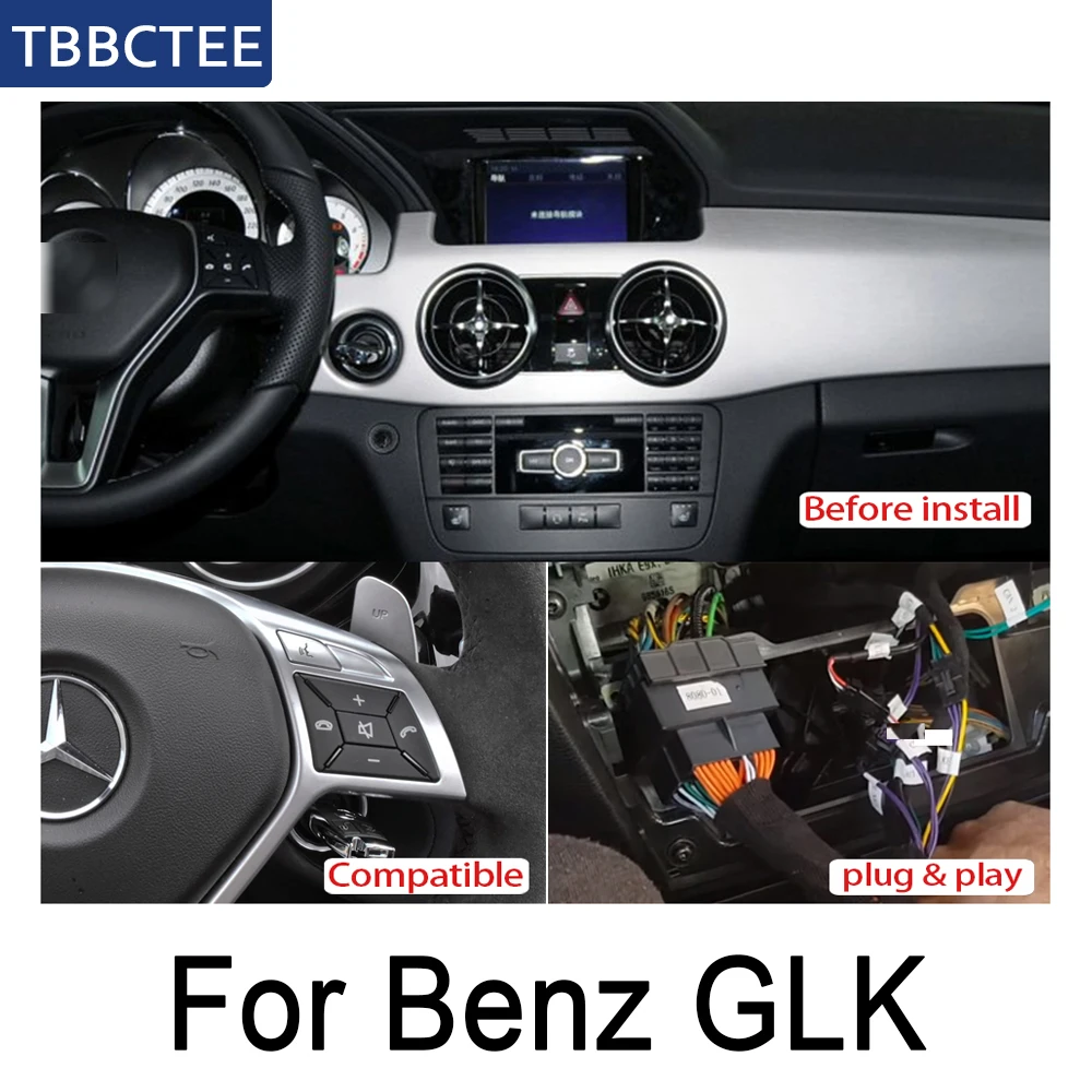 Автомагнитола Android GPS для Mercedes Benz GLK 2013 2014 2015 NTG навигация WiFi 3G 4G мультимедийный
