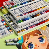 holbein oil painting crayon oily pastel stick 12243648 color set for children soft oil rod crayon painting pigment set