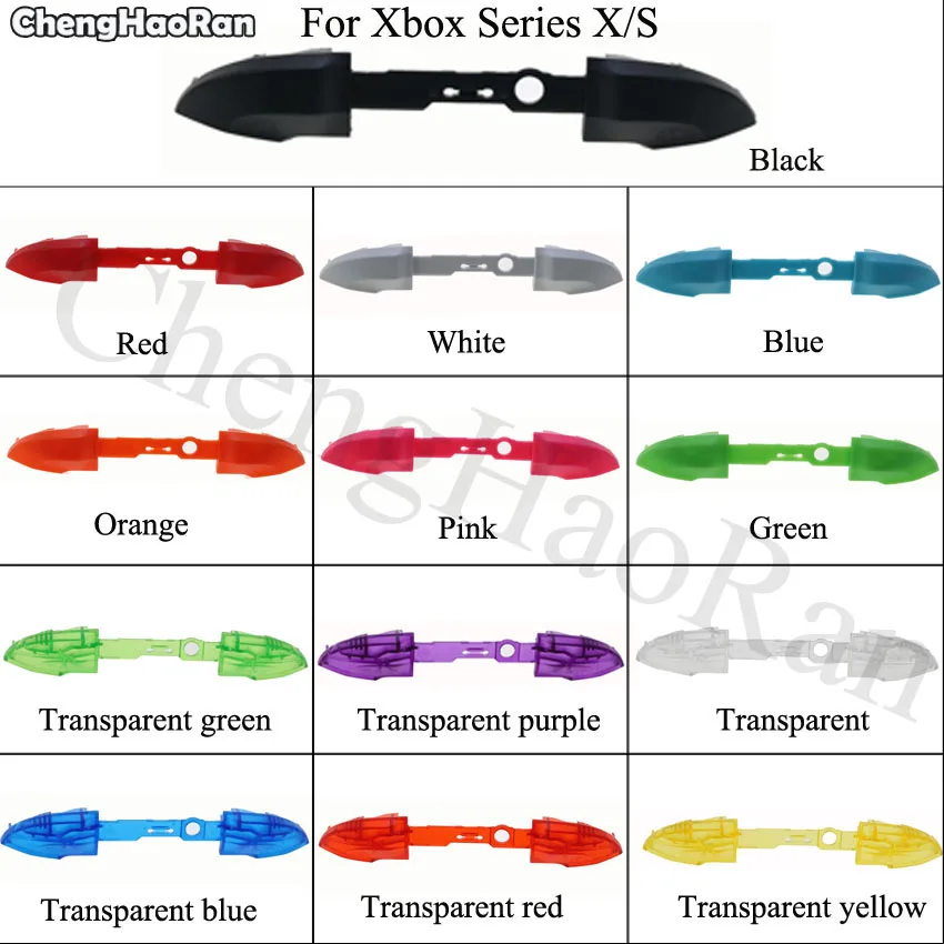 

ChengHaoRan 14 Colors for Xbox Series S/X Controller Repair Parts Game Controller LB RB Button Bumper Triggers Set 10pcs/lot