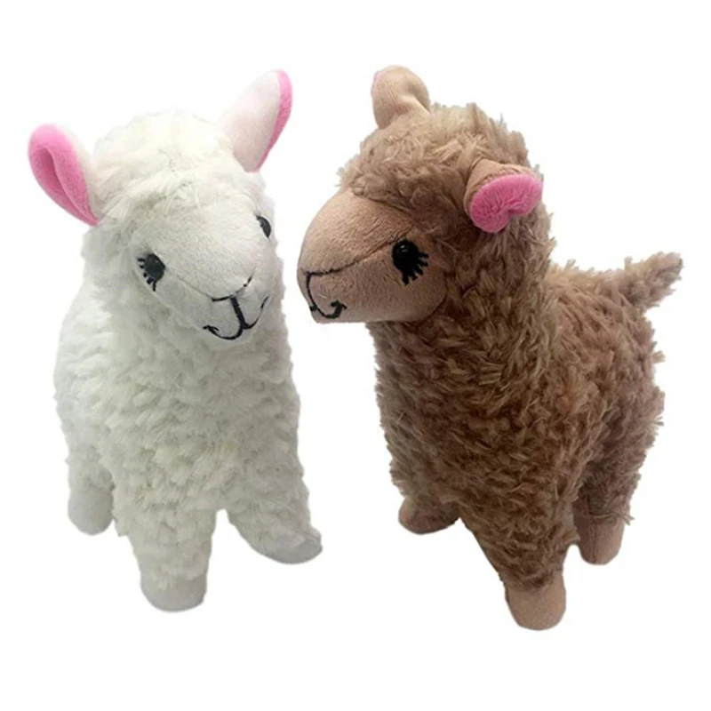 Милая плюшевая игрушка альпака 2 шт. Игрушки для маленьких мальчиков и девочек 23