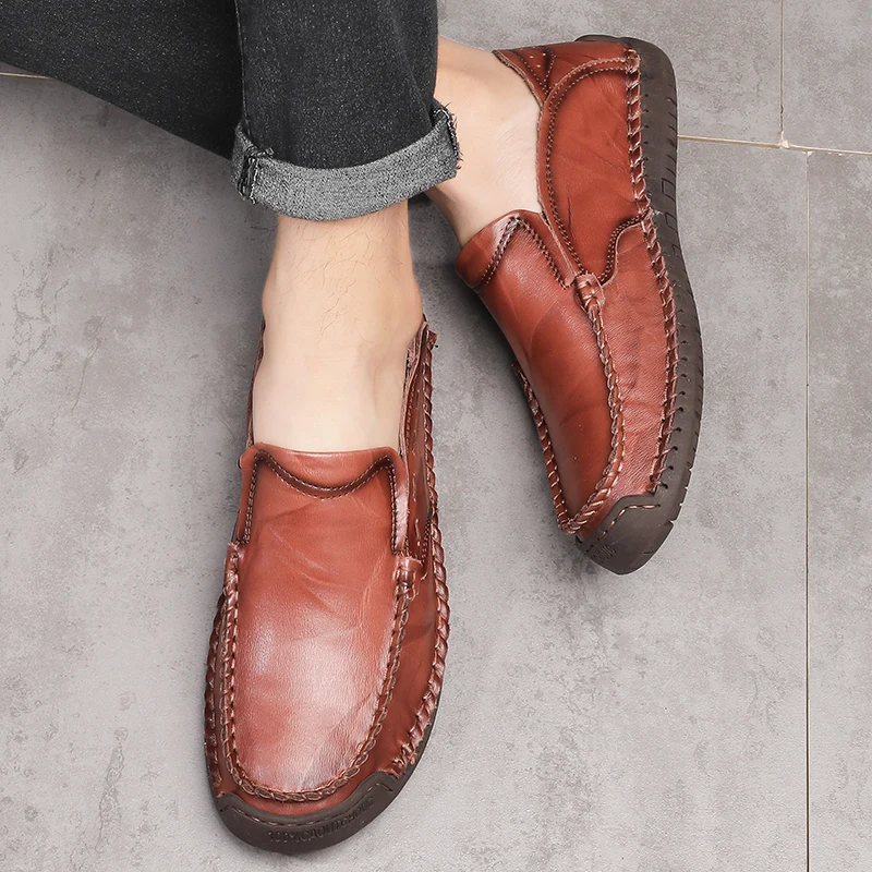 

Men Casual Flat Shoes Casual Shoes Men Zapatos Casuales Mens Hot Sale Leisure Sneaker Black Comfortable Breathable 2020 Summer